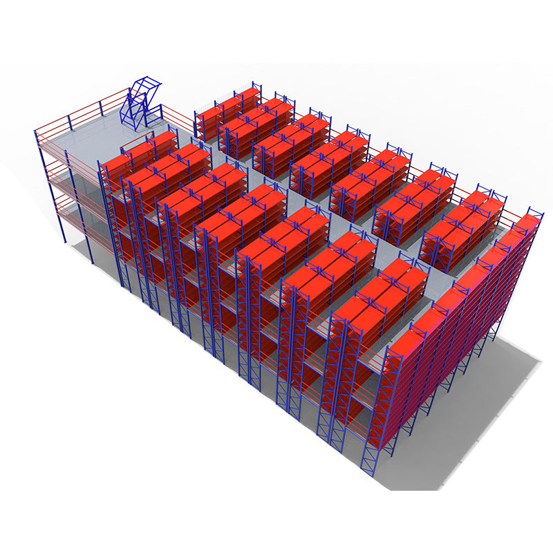 Platform shelves multi-layer heavy-duty loft-style shelves Guangzhou free door-to-door installation factory warehouse racks