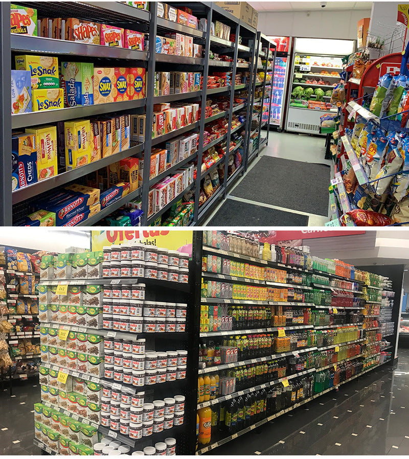 Supermarket shelves, drug stores, stationery, snacks, mother and baby convenience store display racks, double-sided supermarket shelves