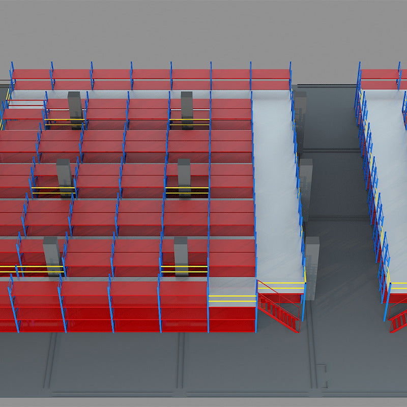 Platform shelves multi-layer heavy-duty loft-style shelves Guangzhou free door-to-door installation factory warehouse racks