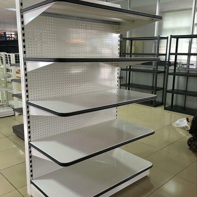 Supermarket shelves double-sided single-sided multi-layer display racks multi-functional convenience store canteen supermarket shelves