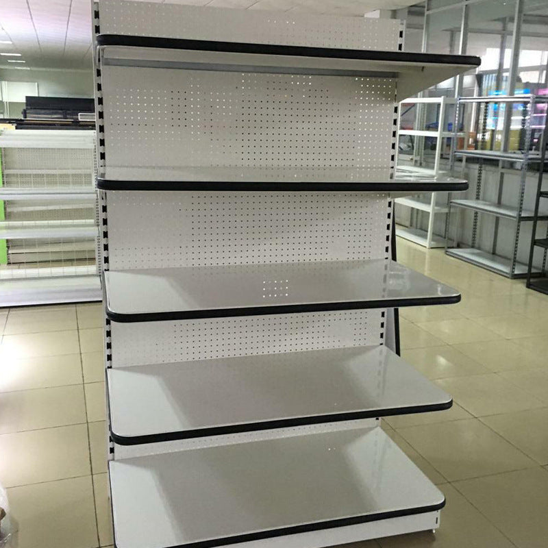 Supermarket shelves double-sided single-sided multi-layer display racks multi-functional convenience store canteen supermarket shelves