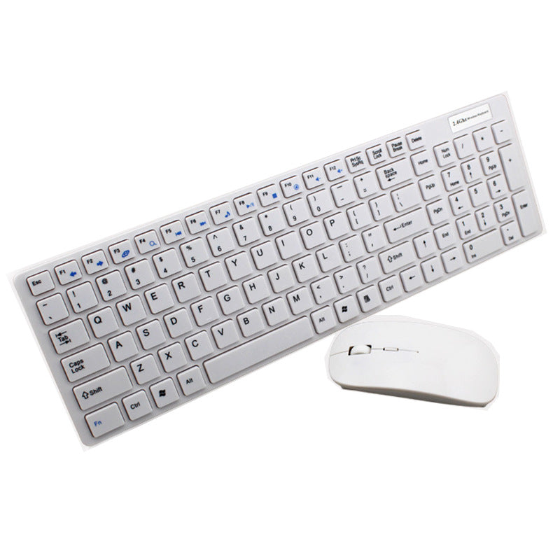 HK06 2.4G無線鍵鼠套裝,輕薄設計,適用於家用、筆記本