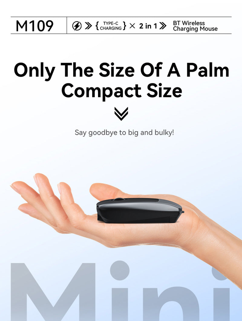 M109 藍牙無線迷你滑鼠:創意禮品