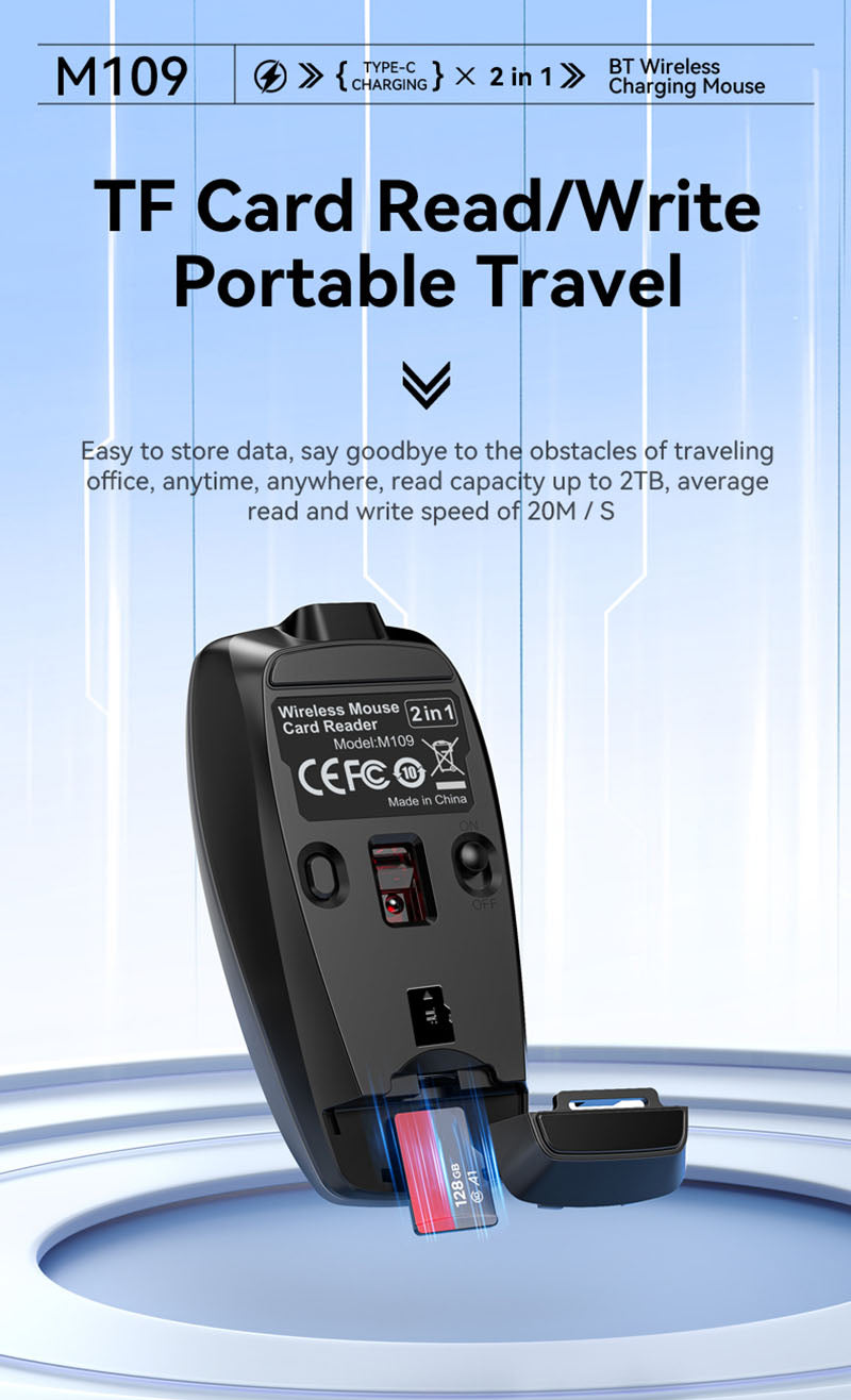 M109 藍牙無線迷你滑鼠:創意禮品