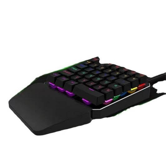 K9 單手機械鍵盤,可作槍神王座,是左手小鍵盤,適用於手機遊戲外接