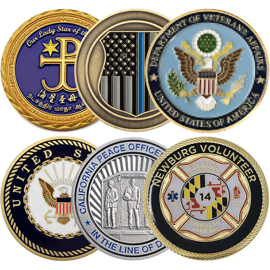 3D 個性化紀念金屬硬幣 | 黃銅锌合金材質定制製造