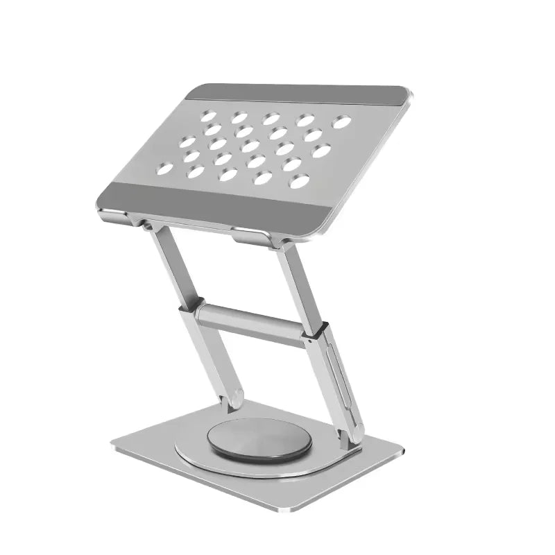 伸縮式筆記本桌面支架!360° 旋轉底座 + 高度可調 坐用舒適維持好姿勢
