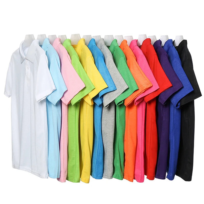 Polo T恤 定制!高爾夫襯衫 定制馬球衫可印LOGO