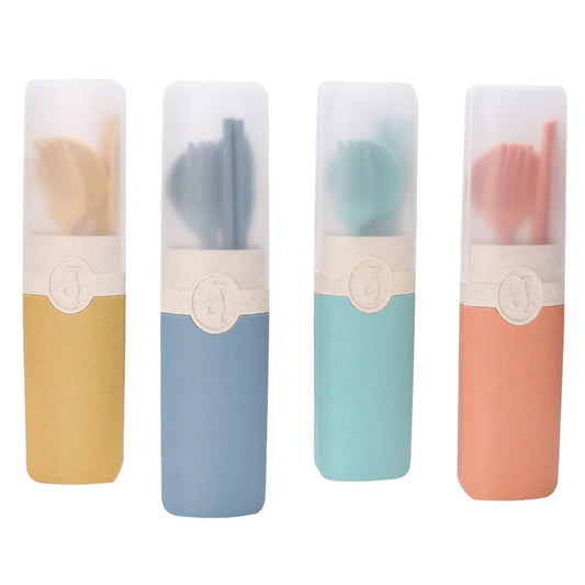 麥草創意餐具套裝 | 刀叉勺筷齊備 便捷環保新選擇