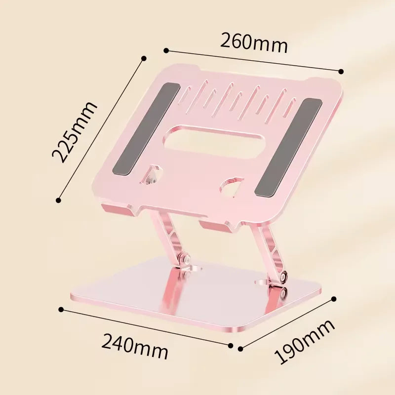 鋁製升降筆記型電腦支架!人體工學可拆卸 輕鬆撐起 17 吋筆電