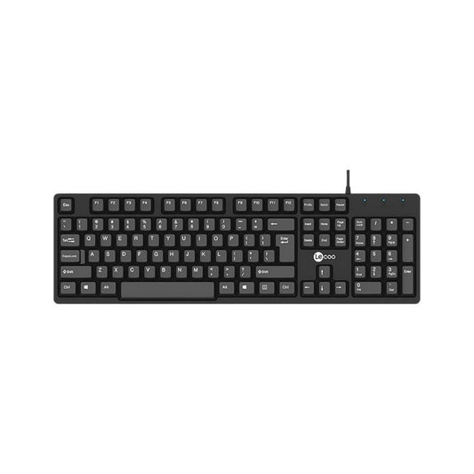 Lecoo KB101有線辦公鍵盤 家用辦公用商務USB鍵盤