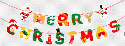 Christmas flag decoration supplies colorful flags pennants hanging flags Christmas party shopping mall scene decoration wholesale (minimum batch of 10 pieces)