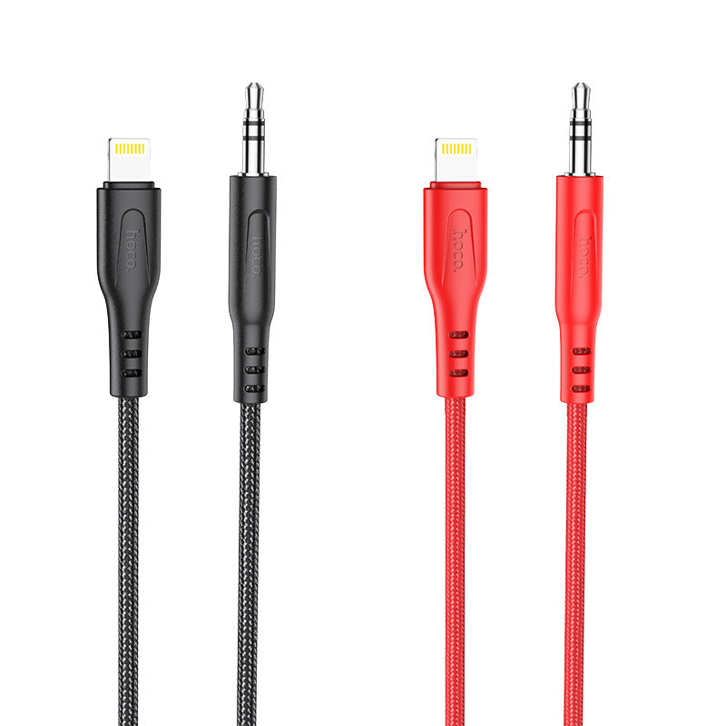 HOCO UPA18 digital audio conversion cable is suitable for Apple mobile phone Lightning braided adapter cable