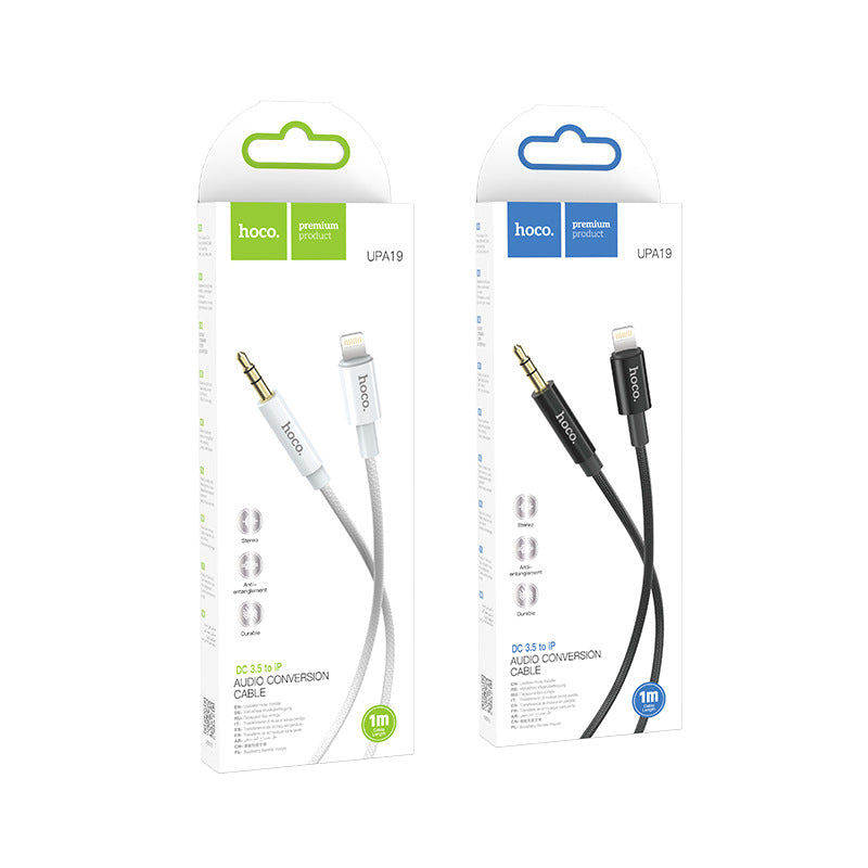 HOCO UPA19 is suitable for Apple IP digital audio conversion cable Lightning to 3.5mm adapter cable