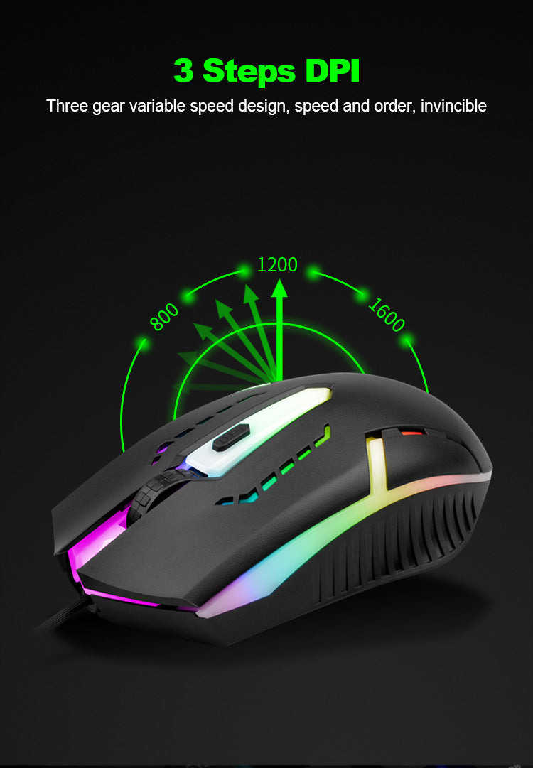 T25機械手感鍵盤 電競遊戲有線金屬鍵鼠套裝