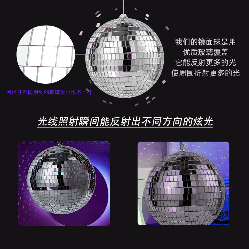 Mirror Ball Wedding Window Stage Decoration Cake Ornament Ball