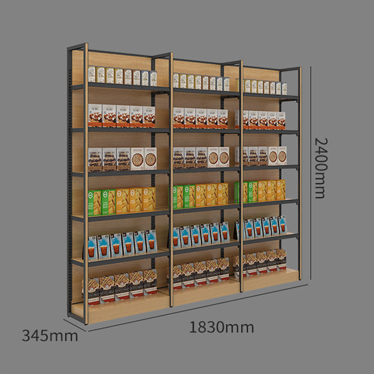 Supermarket shelves double-sided convenience store supermarket shelves mother and baby store snack shelves metal display shelves