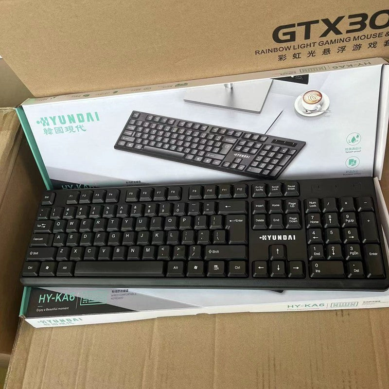 LIMEIDE T13 有線鍵鼠套裝,USB 接口,適用於臺式機、筆記本辦公