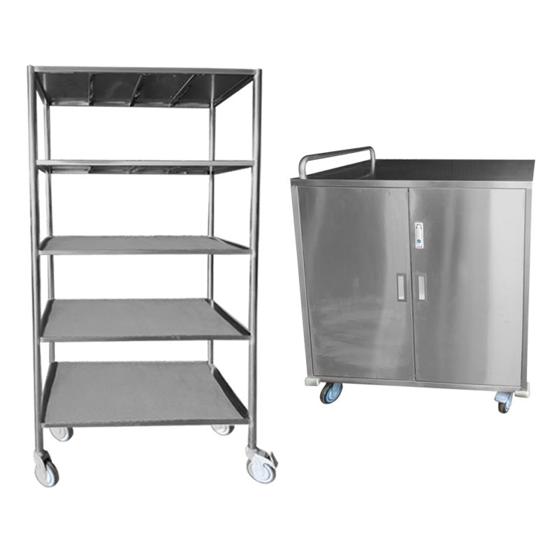Stainless steel shelves mobile shelves kitchen warehouse special vegetable and pulp storage racks hospital shelves