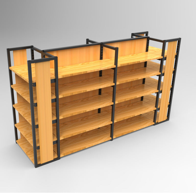 Supermarket shelves double-sided convenience store supermarket shelves mother and baby store snack custom shelves metal display shelves