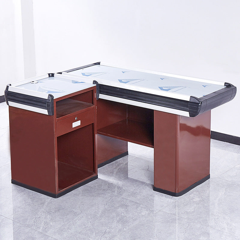 Supermarket convenience store cashier, fruit store, mother and baby store, pharmacy cashier counter, various cashier counters