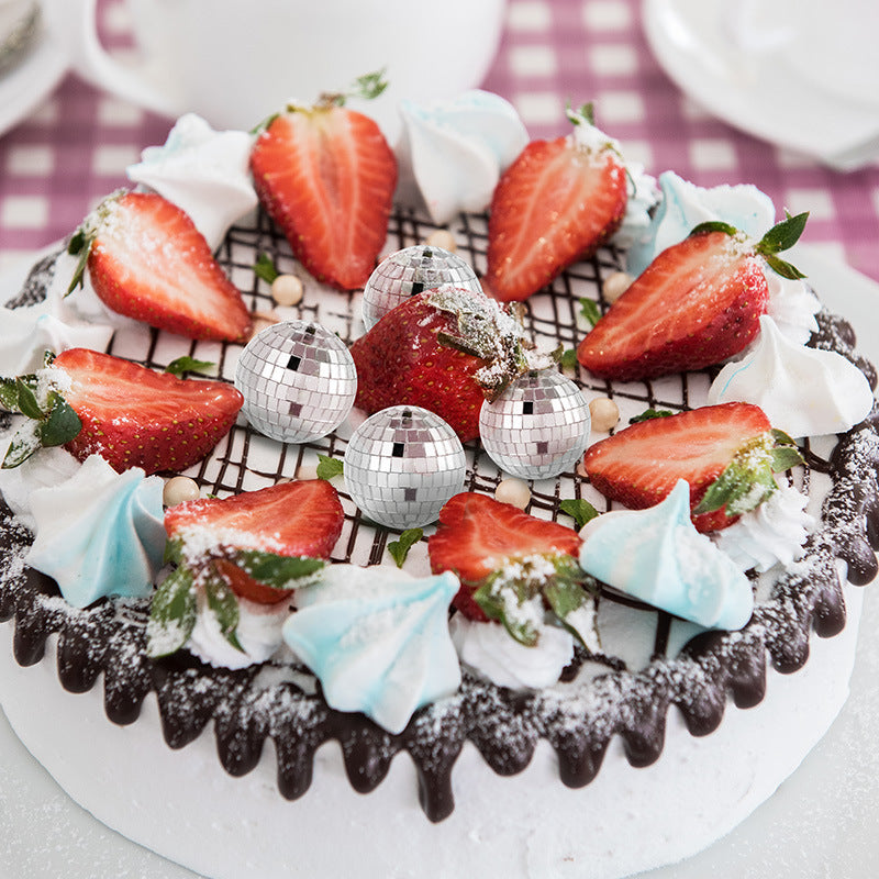 Mirror Ball Wedding Window Stage Decoration Cake Ornament Ball