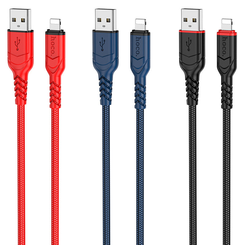 HOCO X59 popular mobile phone charging data cable nylon braided cable suitable for Apple typec extension cable