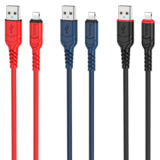 HOCO X59 popular mobile phone charging data cable nylon braided cable suitable for Apple typec extension cable