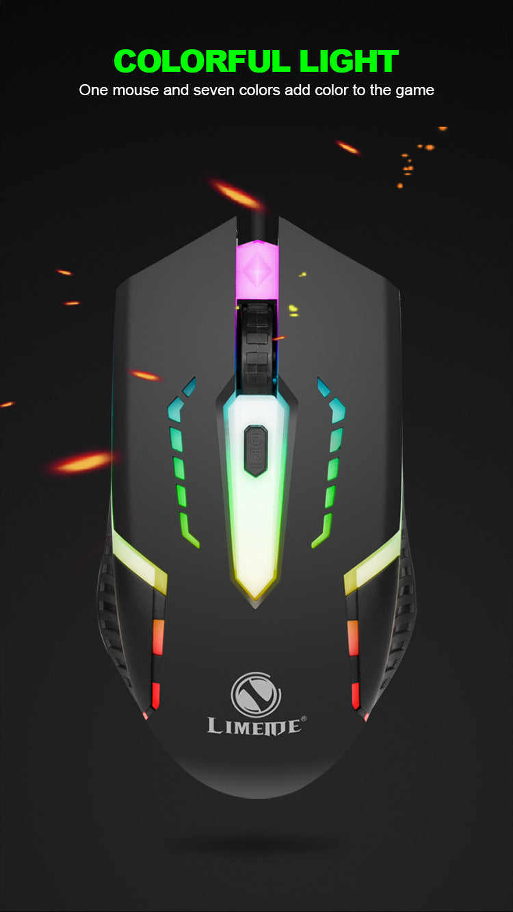 T25機械手感鍵盤 電競遊戲有線金屬鍵鼠套裝