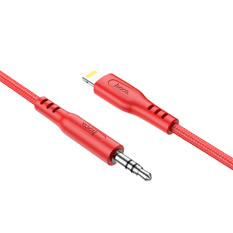 HOCO UPA18 digital audio conversion cable is suitable for Apple mobile phone Lightning braided adapter cable