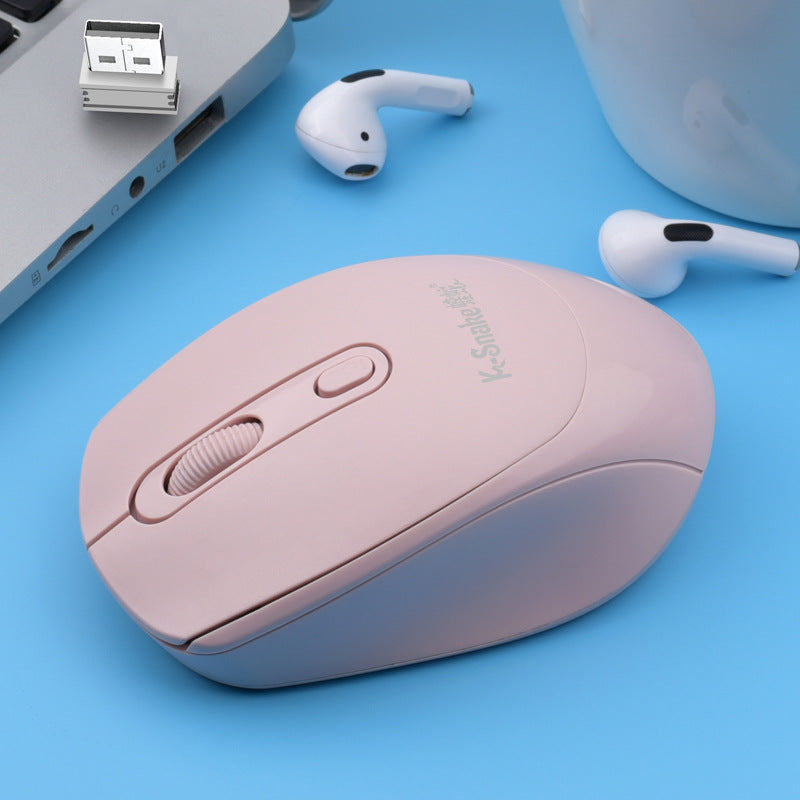 K-Snake W500 無線鼠標是一款適用於臺式電腦、筆記本等多種設備的辦公家用鼠標