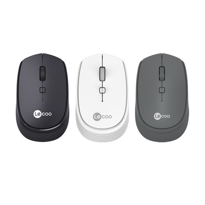 Lecoo WS202,2.4G 無線辦公商務鼠標,適用於筆記本、臺式機,輕便,型號 SPK7317