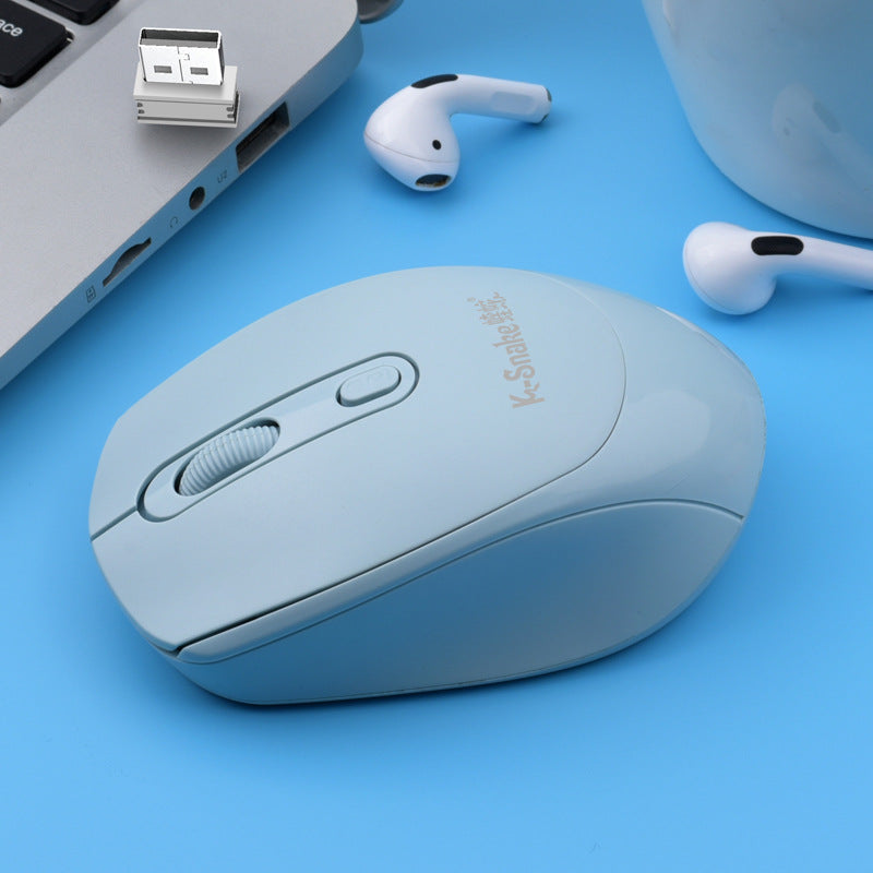 K-Snake W500 無線鼠標是一款適用於臺式電腦、筆記本等多種設備的辦公家用鼠標