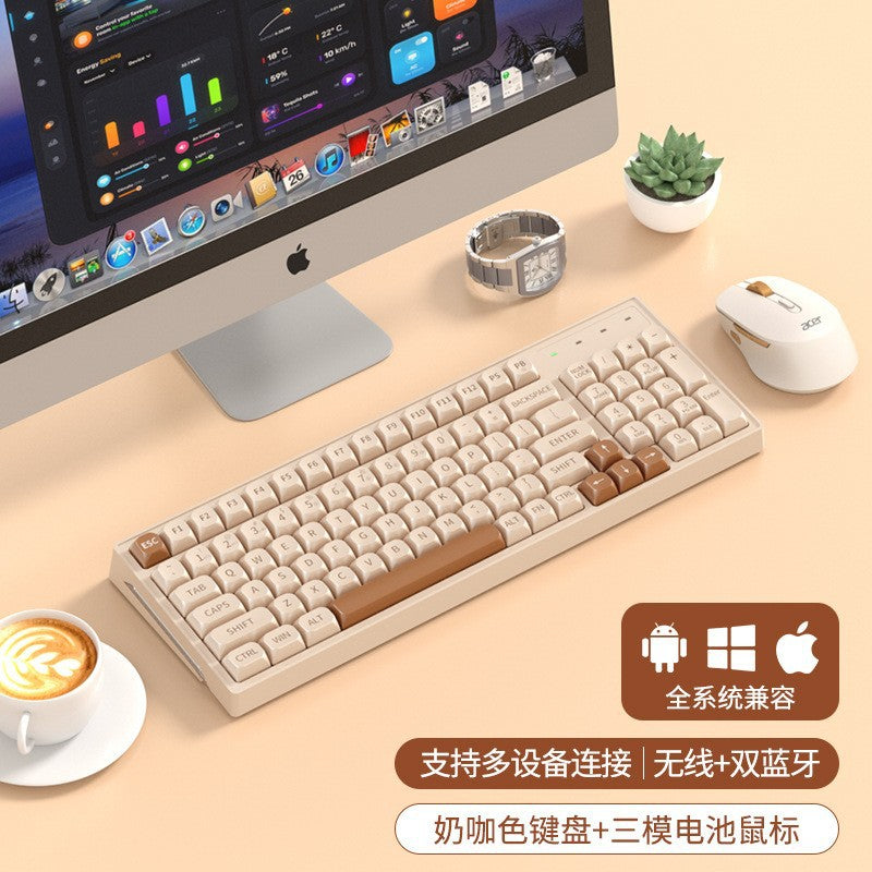 acer OMR-143 無線藍牙雙模鍵鼠套裝,RGB 彩幻燈,可充電,少女拼色