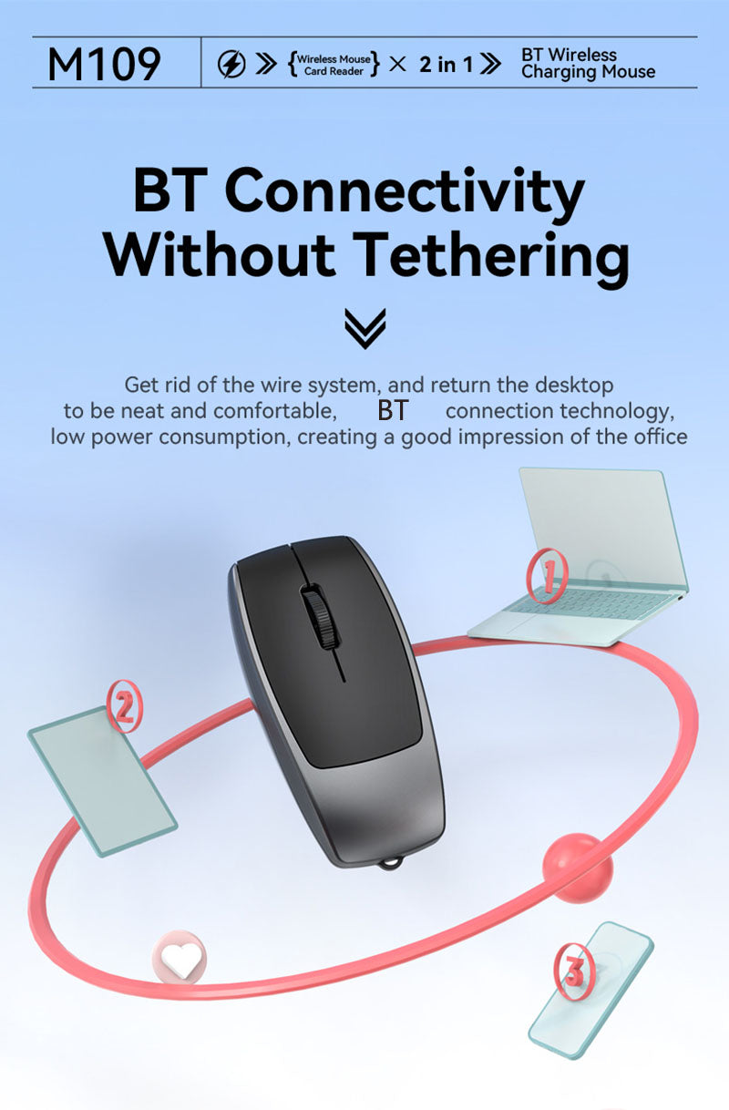 M109 藍牙無線迷你滑鼠:創意禮品