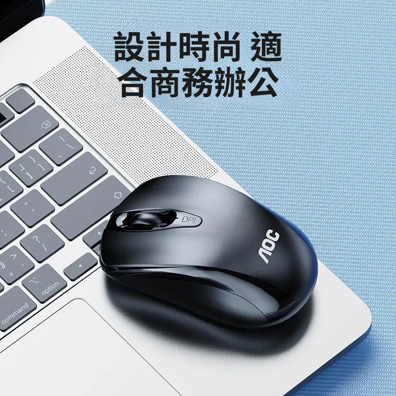 AOC MS320 無線滑鼠 筆記本電腦通用省電便攜商務2.4G辦公滑鼠