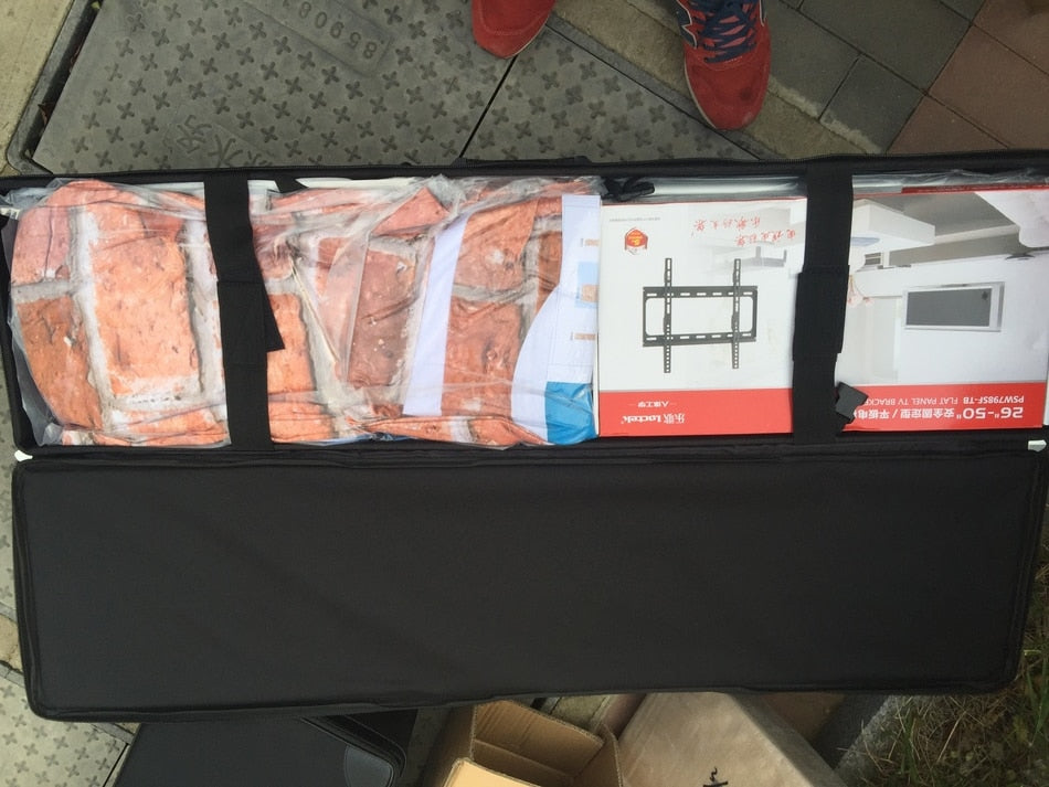 10ft 便攜式織物貿易展展示台 橫幅背景牆套件 帶櫃檯電視支架聚光燈