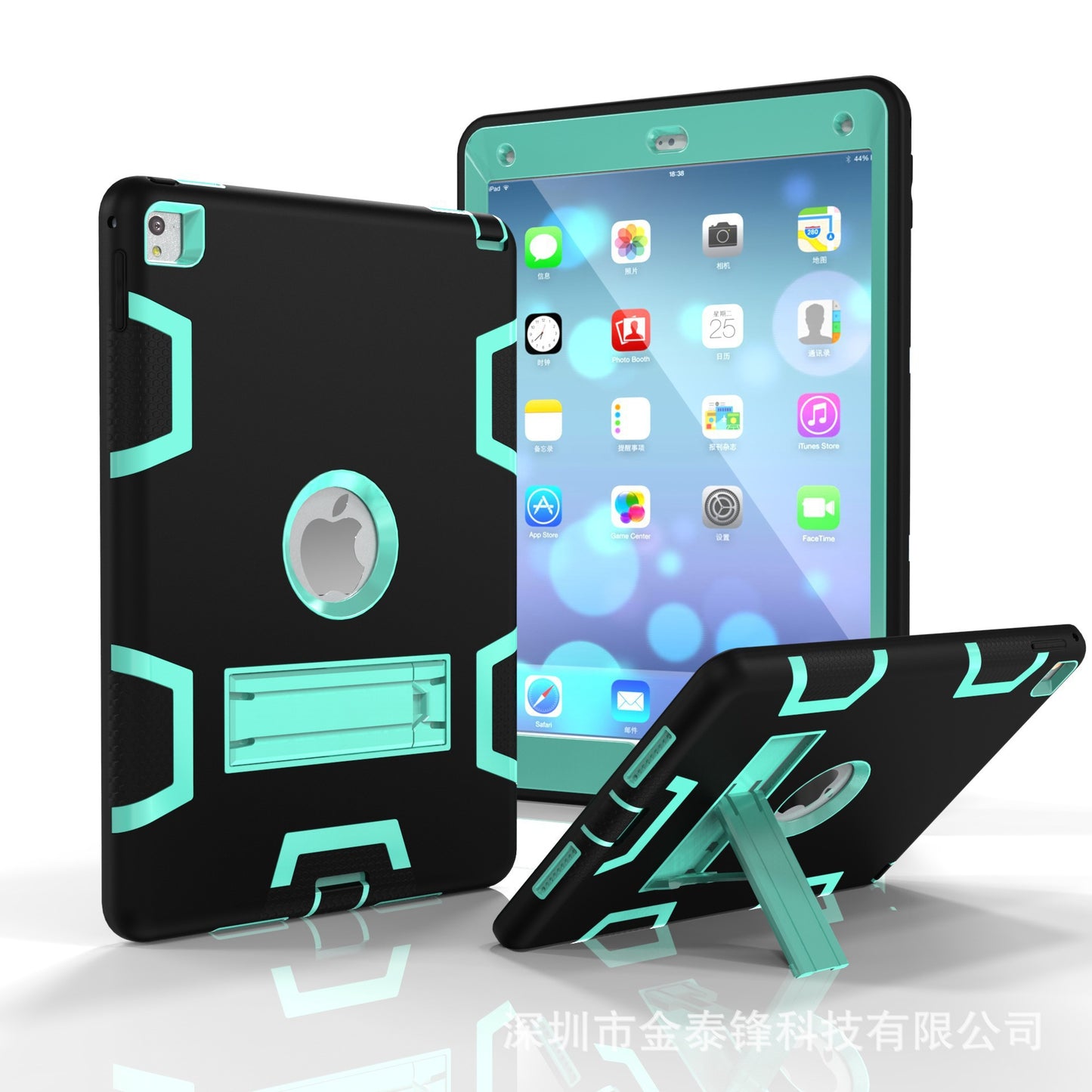 Suitable for iPad three-proof robot stand type anti-fall shell protective cover