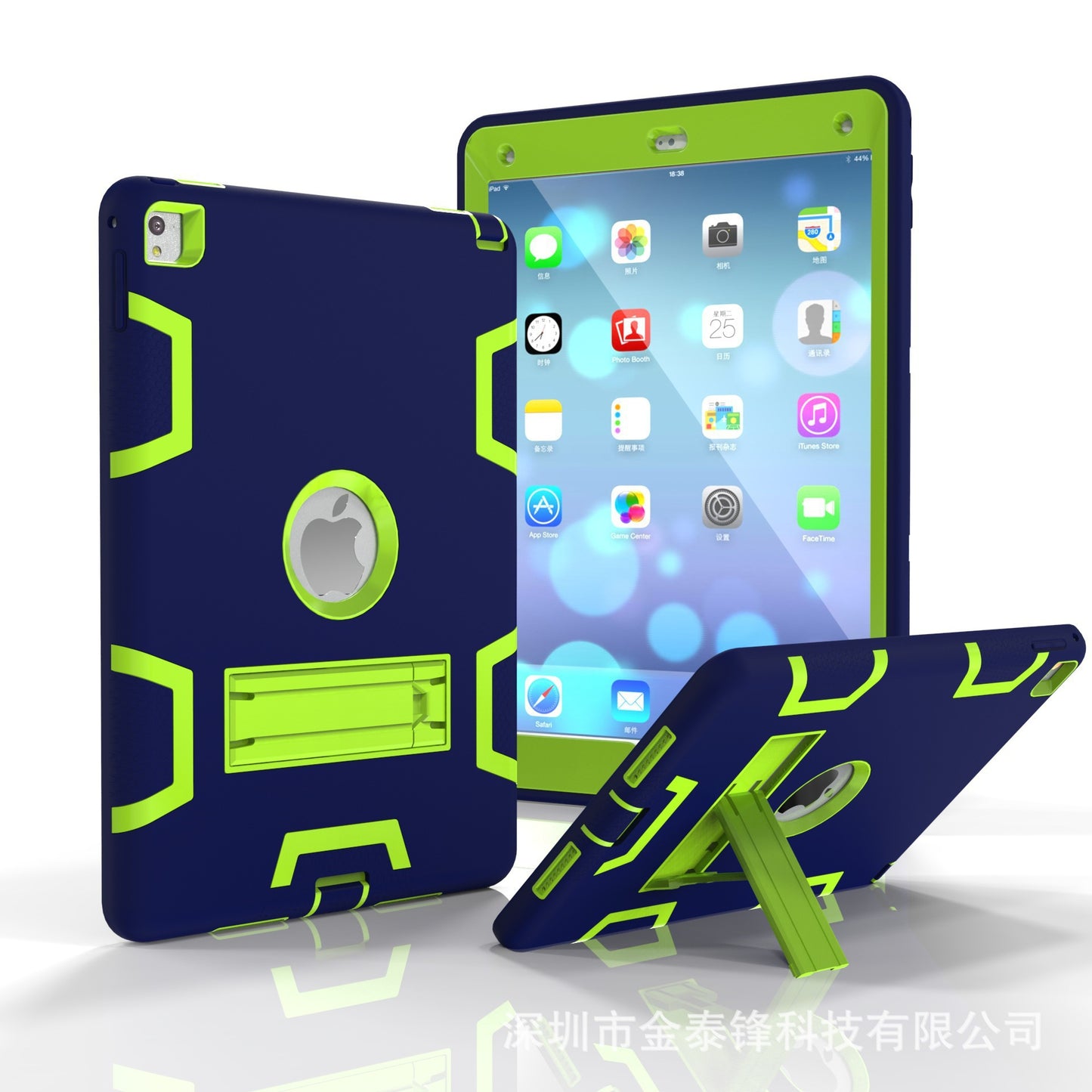 Suitable for iPad three-proof robot stand type anti-fall shell protective cover
