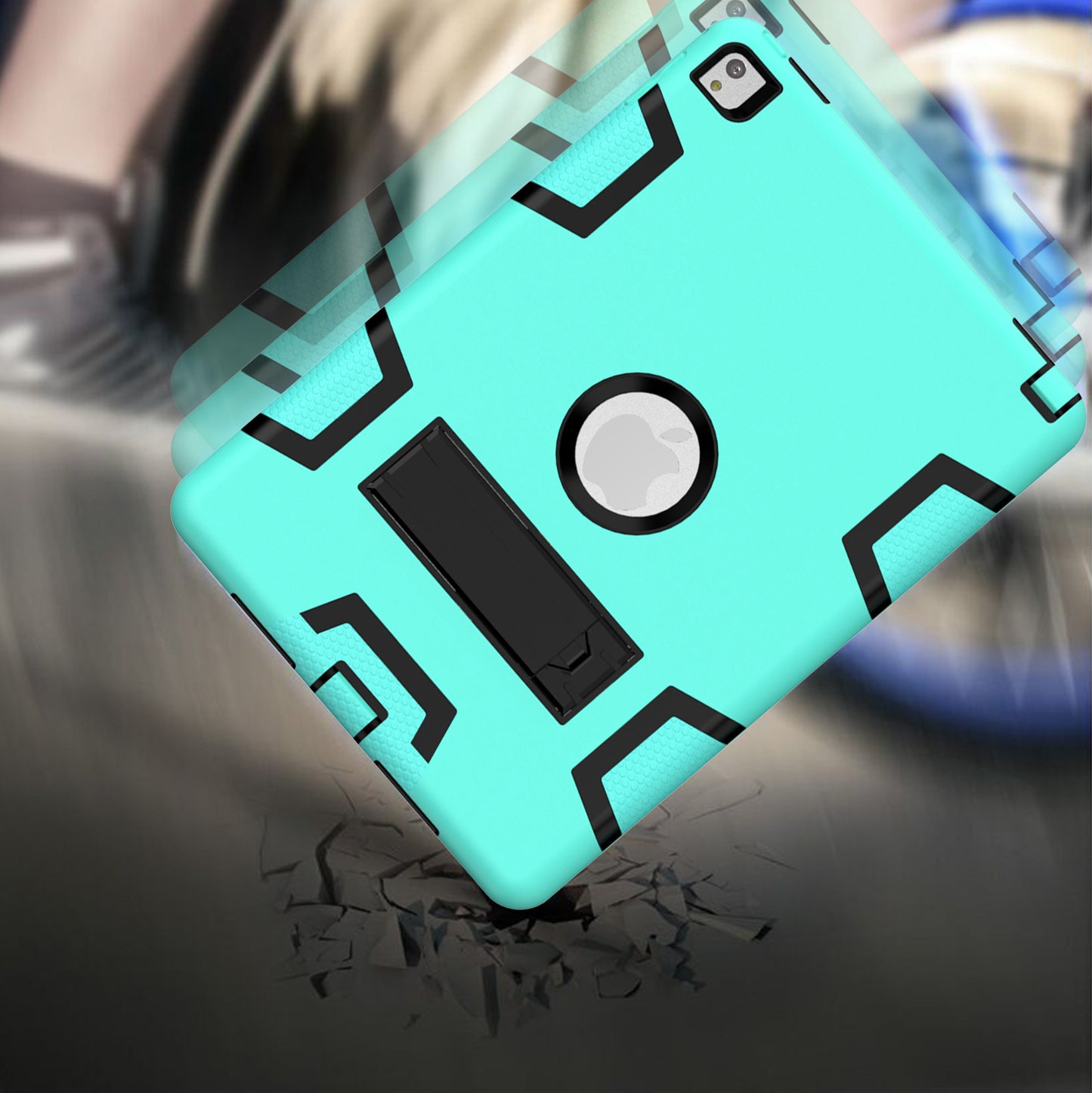 Suitable for iPad three-proof robot stand type anti-fall shell protective cover