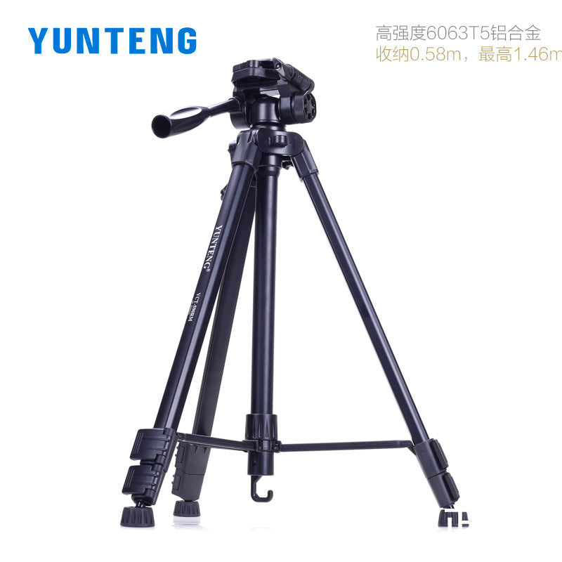 Yunteng 590 tripod tripod micro SLR camera mobile phone portable photography video outdoor travel tripod