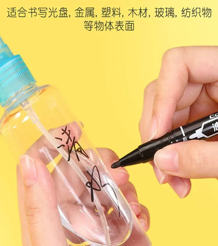 Comix Thickness Double Head 0.5mm-1.5mm Small Double Head Marker MK804