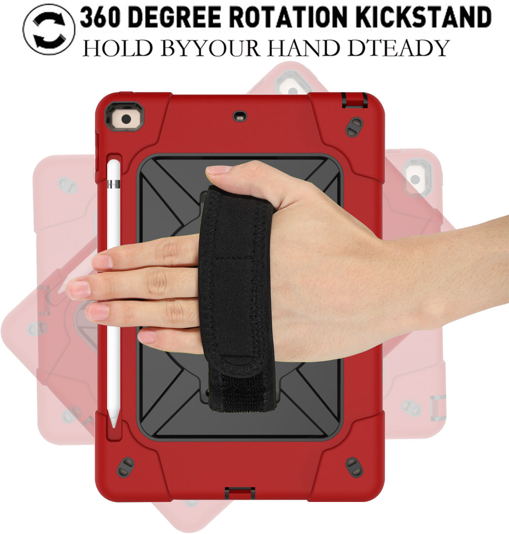 New 2020 iPad 10.9 Contrast Color Robot Protective Case Pro11 Hand Strap Style All-Inclusive Anti-drop Case