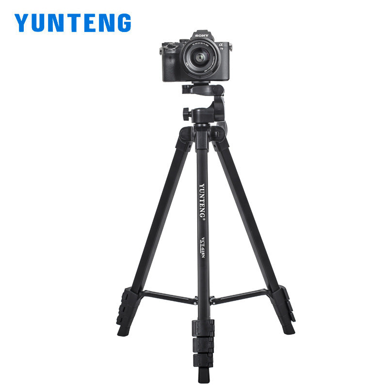 Yunteng 618N mobile phone holder 1.83m outdoor photography selfie mirrorless camera projector live broadcast tripod