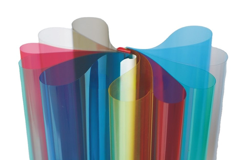 0.25mm bound film 100 sheets transparent/color A4/A3