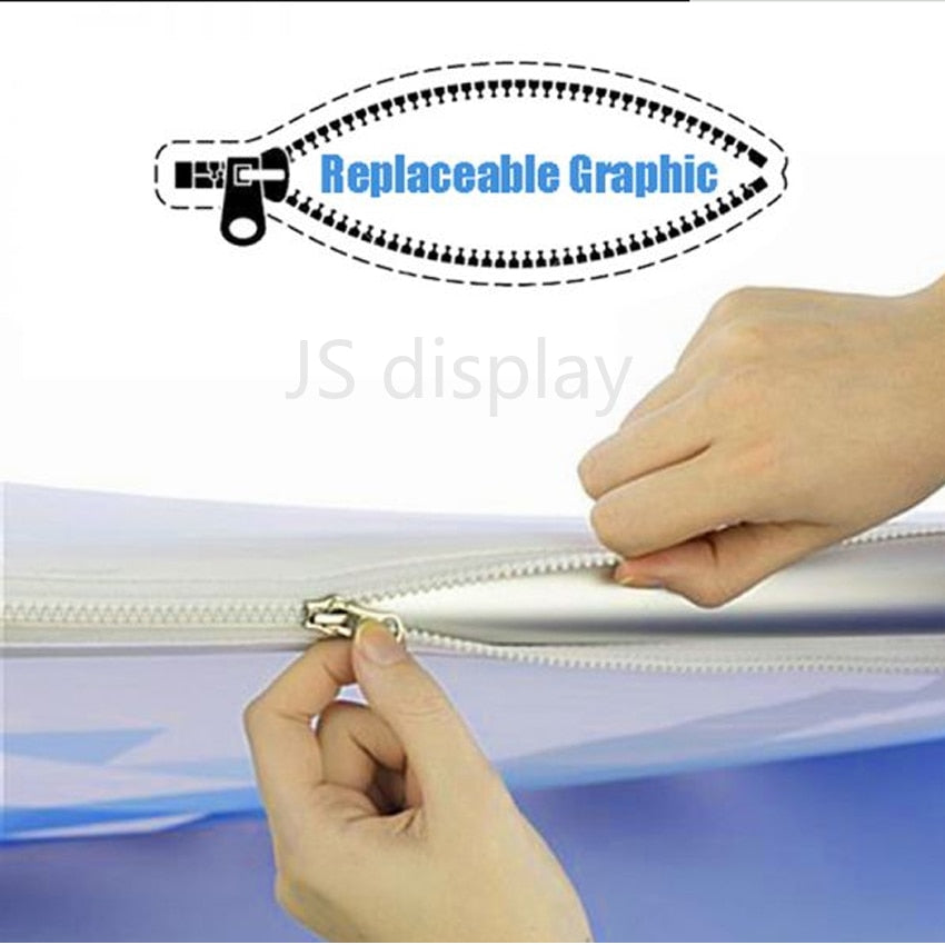 20ft custom curved trade show display pop-up booth backdrop