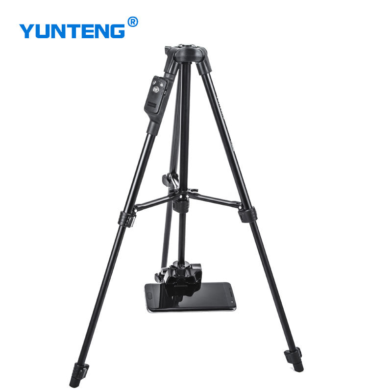 雲騰6208 手機直播支架 三腳架 藍牙橫豎自拍照相攝影錄像平板三角架