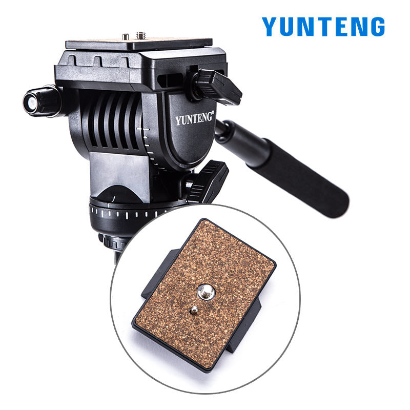 Yunteng 558 camera SLR monopod hydraulic head suitable for Canon Nikon Sony camera DV bracket