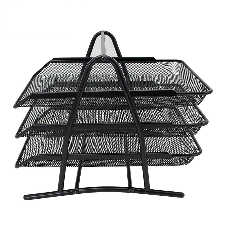 Three-layer metal file tray B15001D