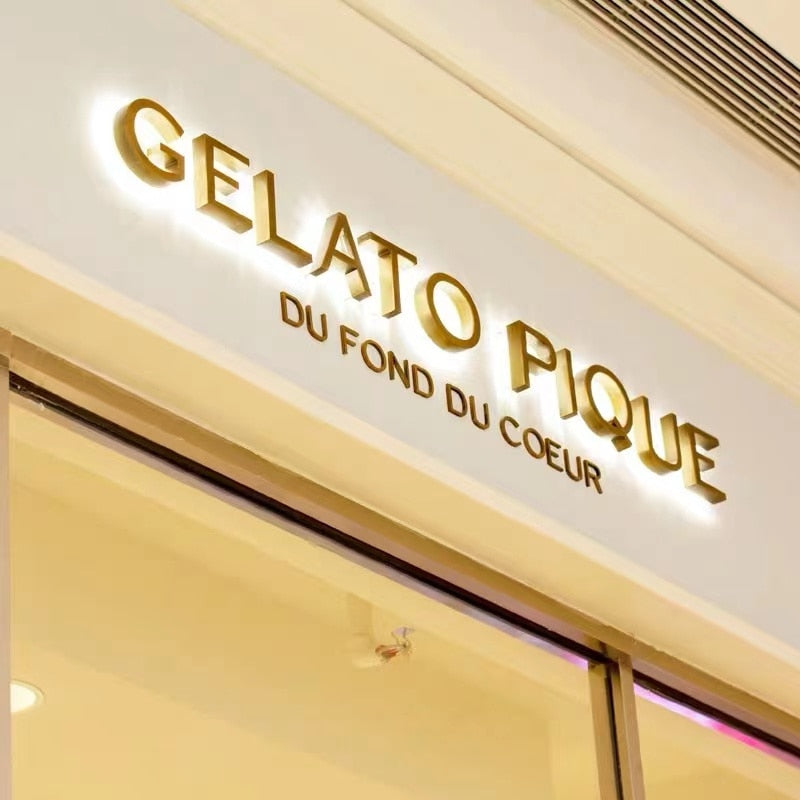 3D decorative backlight LED metal letters